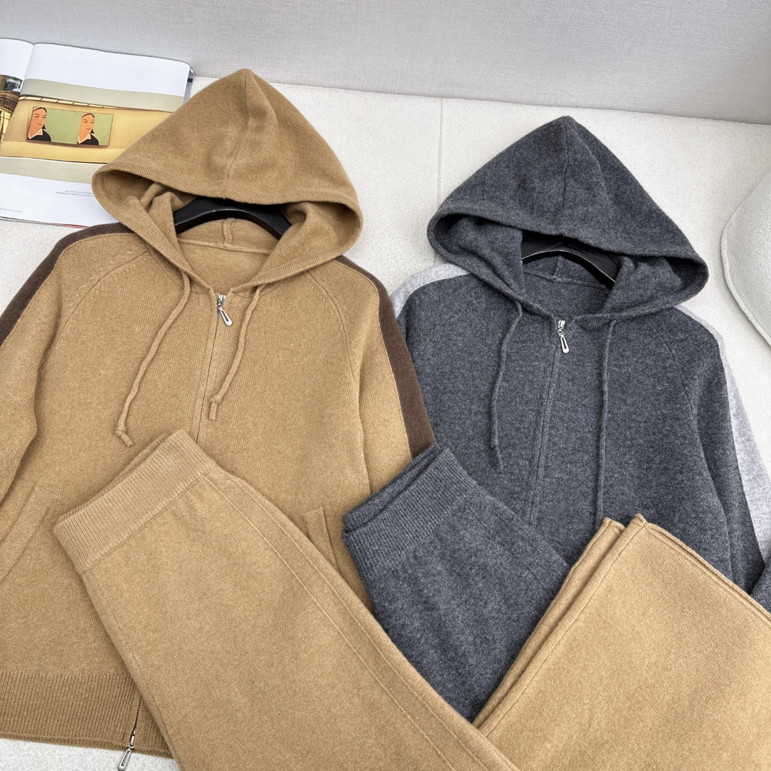 Wool Knit Set: Hoodie Cardigan & Wide Leg Pants - Soft, Cozy, and Stylish 3 cmp i1761502631267 1659 0 1