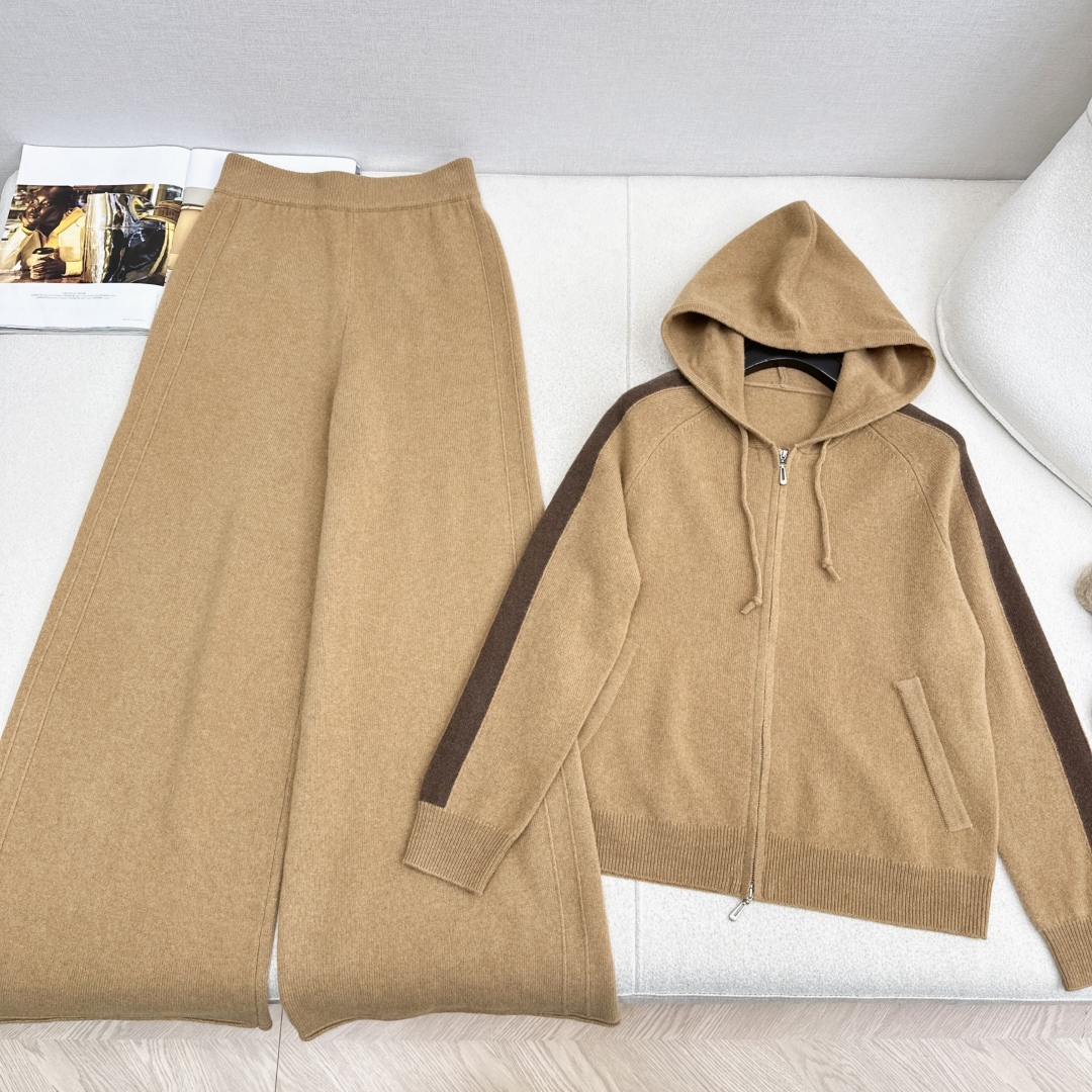 Wool Knit Set: Hoodie Cardigan & Wide Leg Pants - Soft, Cozy, and Stylish 6 cmp i1761502633289 7485 0 4
