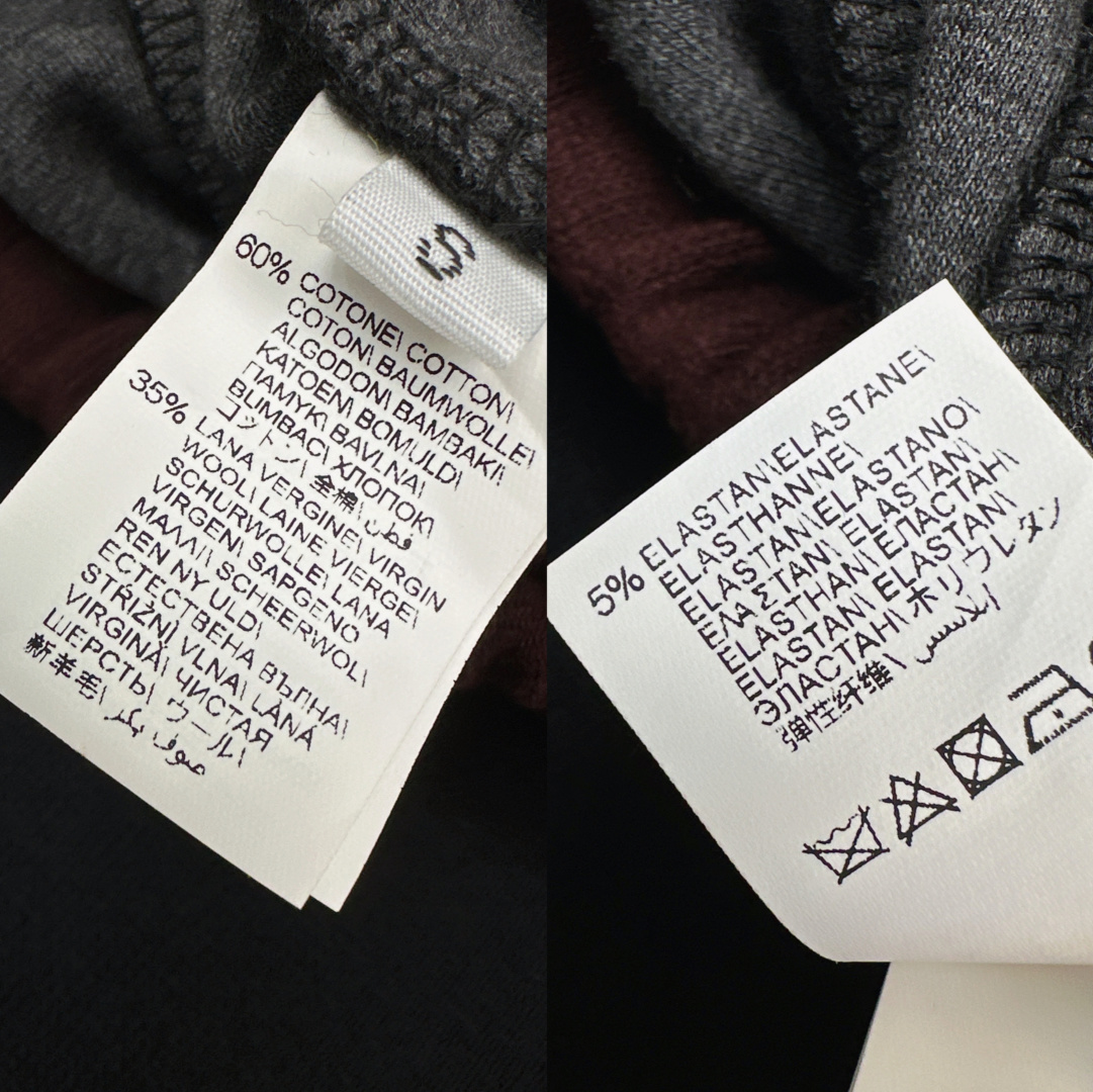 长期主义穿搭 Bc 25Ss————秋冬最新款撞色拼接休闲直筒裤🖤定位刺绣标识简约时髦感 经典松紧腰直筒