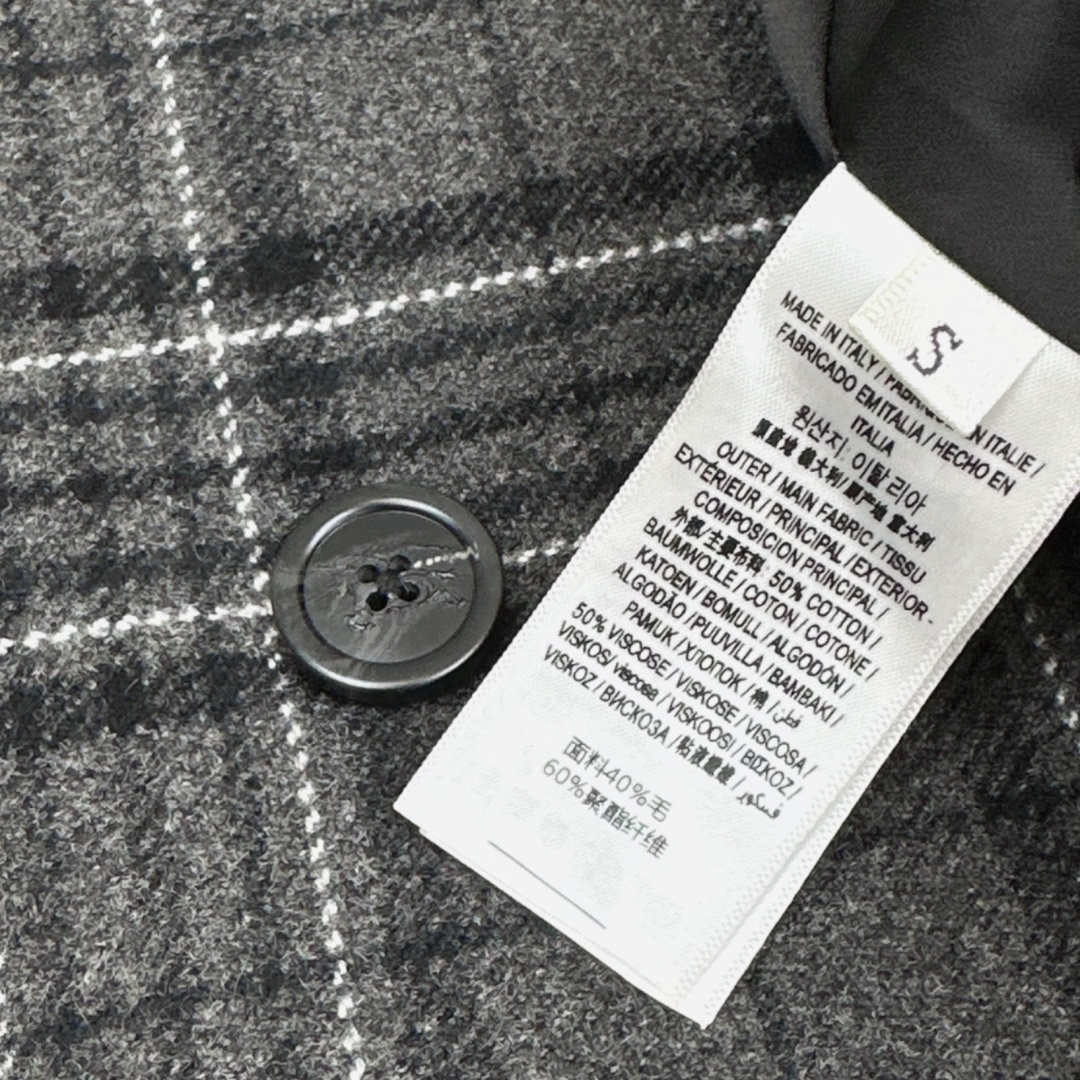 独家首发 Bur 26Ss————秋冬最新款经典格纹图案斗篷外套🖤原版定制工艺 帅气摩登 高级英伦格纹图