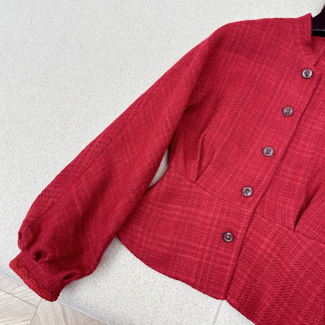 特价🉐️ ❗️只有s❗️不退不换❗️年会圣诞必备穿搭 C家 26Ss————早春最新款贵气范儿精致编织收