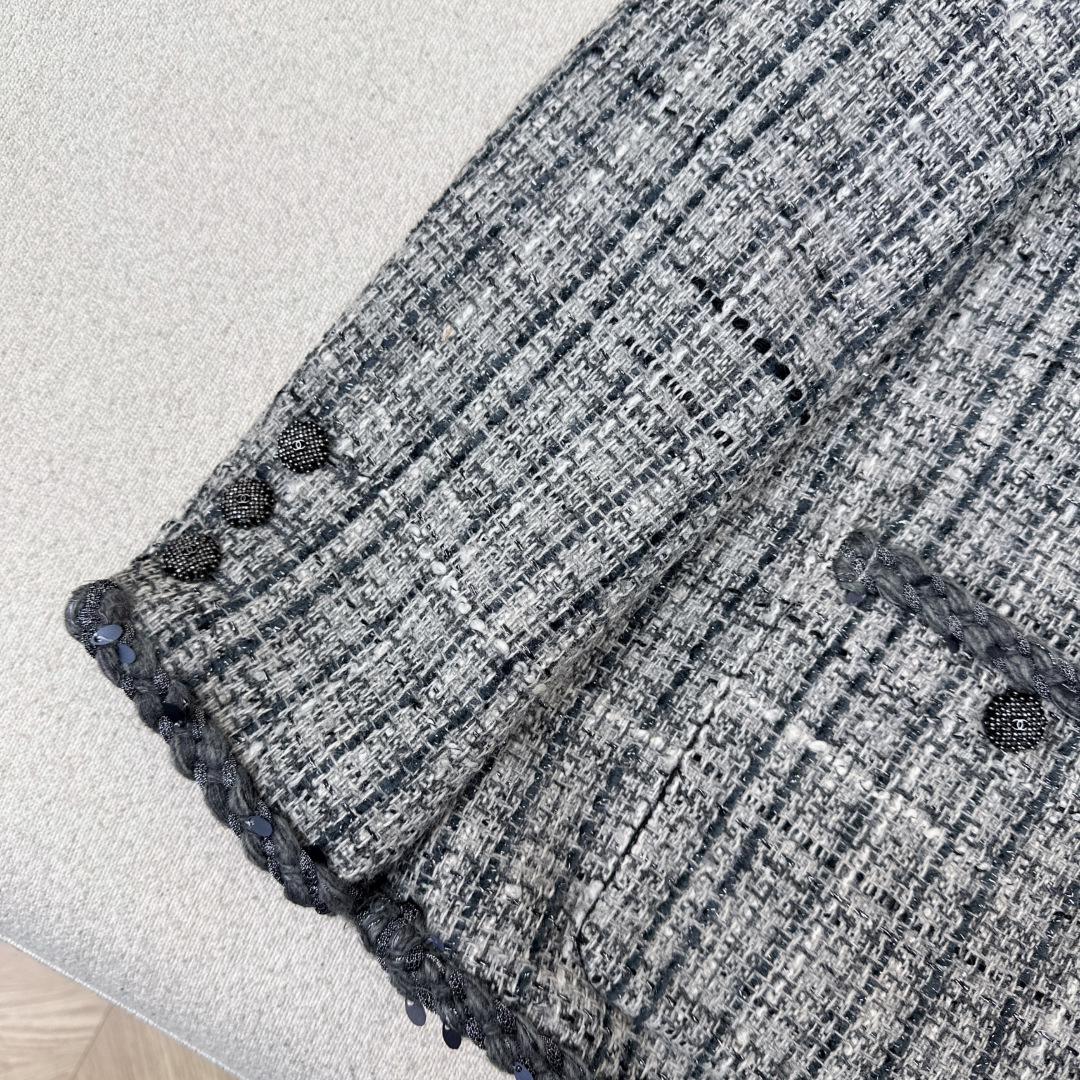 C家 26Ss———早春最新款小香风编织粗纺花呢外套 🩶绝美高级编织面料实物超美 立体肌理感精致感满满 