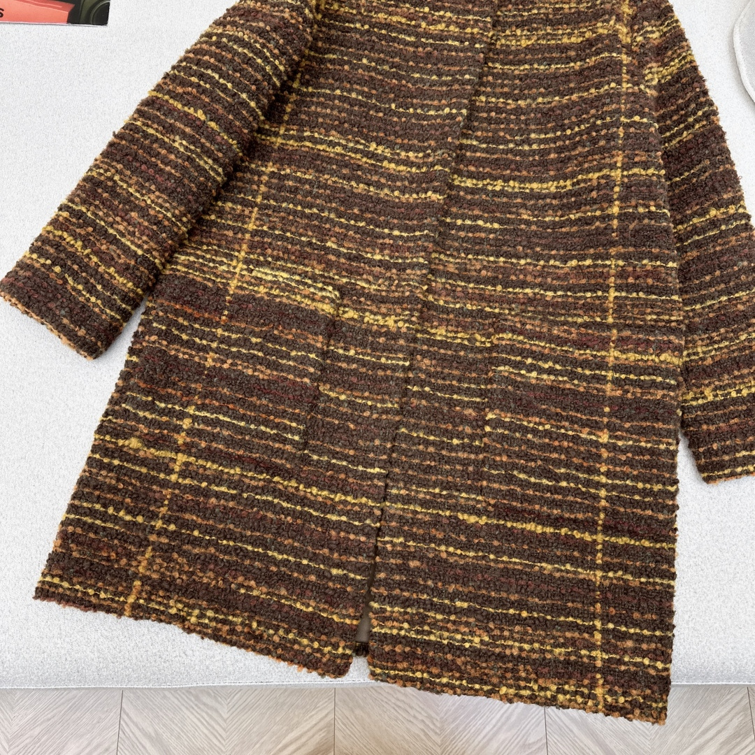 蒋欣/林心如同款 LSs————早春最新款潇洒帅气的高级羊驼毛花呢大衣🤎内里也是含羊毛面料哈 气质廓形大