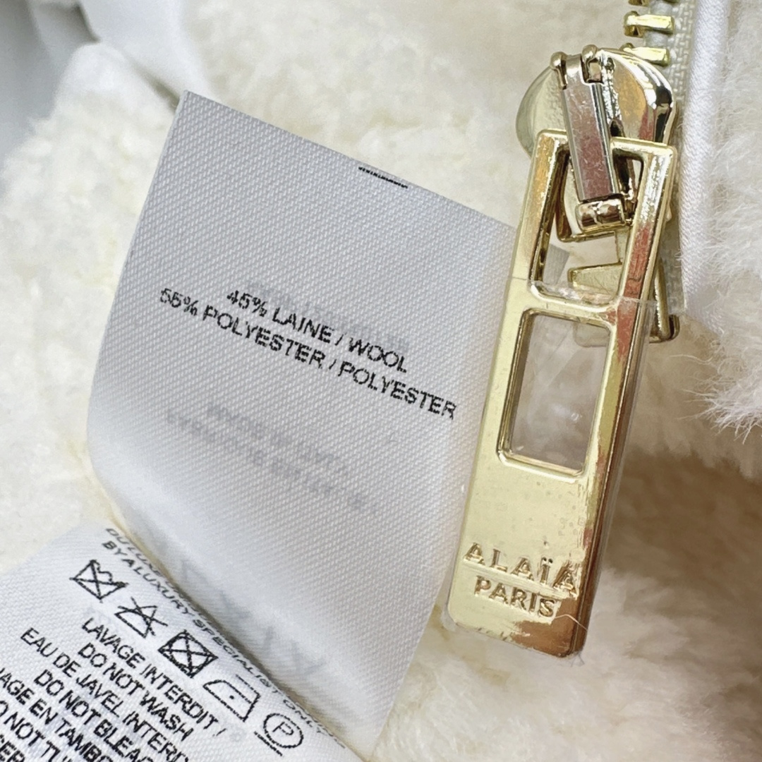 Ala 26Ss———早春最新款泰迪收腰毛绒外套 🤍秋冬必备款 时髦还要保暖就是这一件了 收腰鱼尾摆拉链