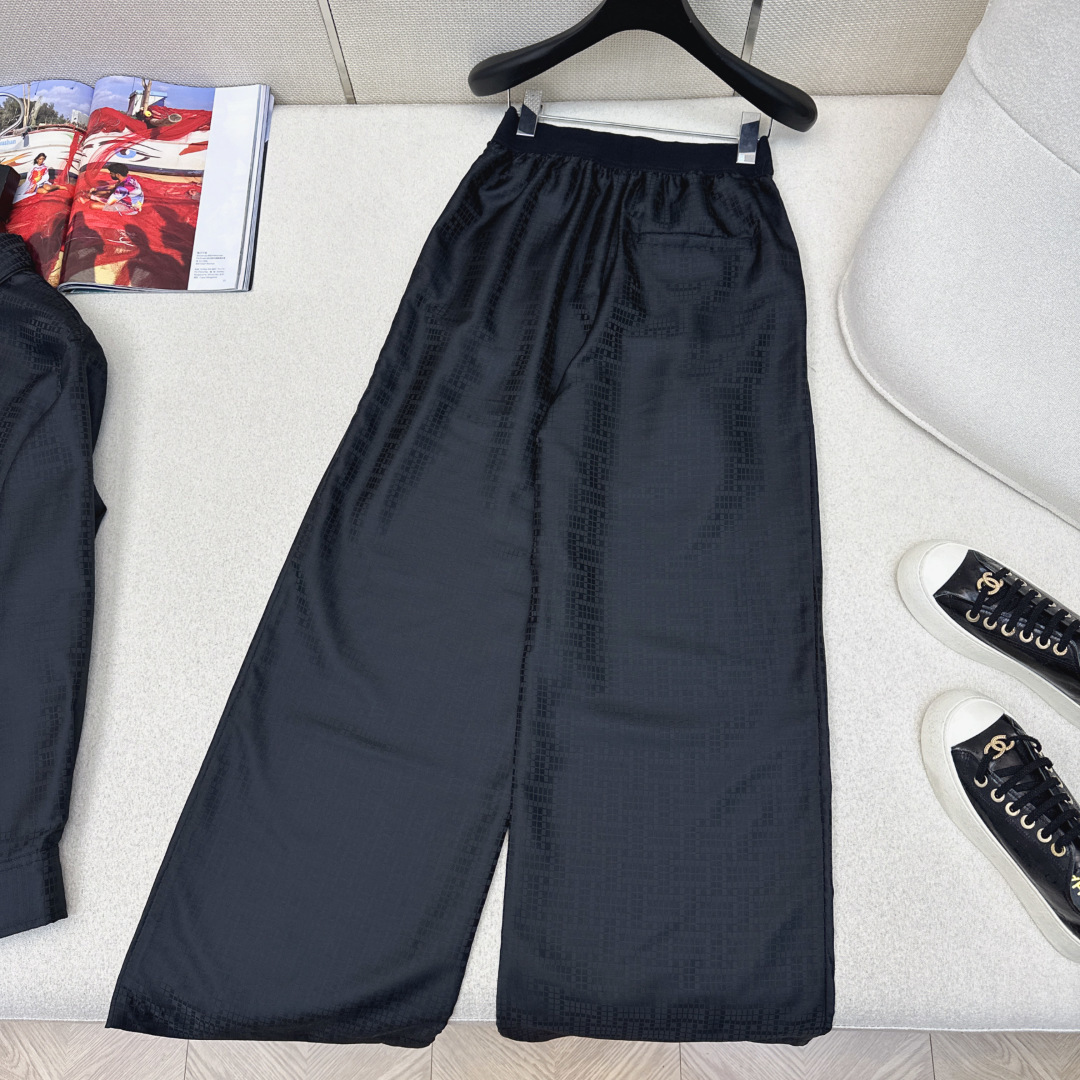 独家首发 Her 26Ss—————春夏最新款橡筋高腰褶裥棉质西裤🖤老钱慵懒通勤随性的高级单品 廓形甩腿