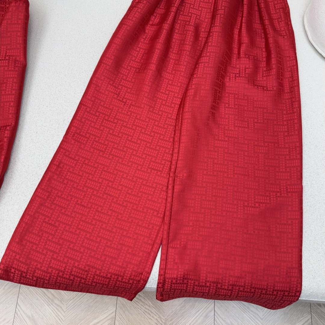 独家首发 Her 26Ss—————春夏最新款橡筋高腰褶裥棉质西裤🖤老钱慵懒通勤随性的高级单品 廓形甩腿