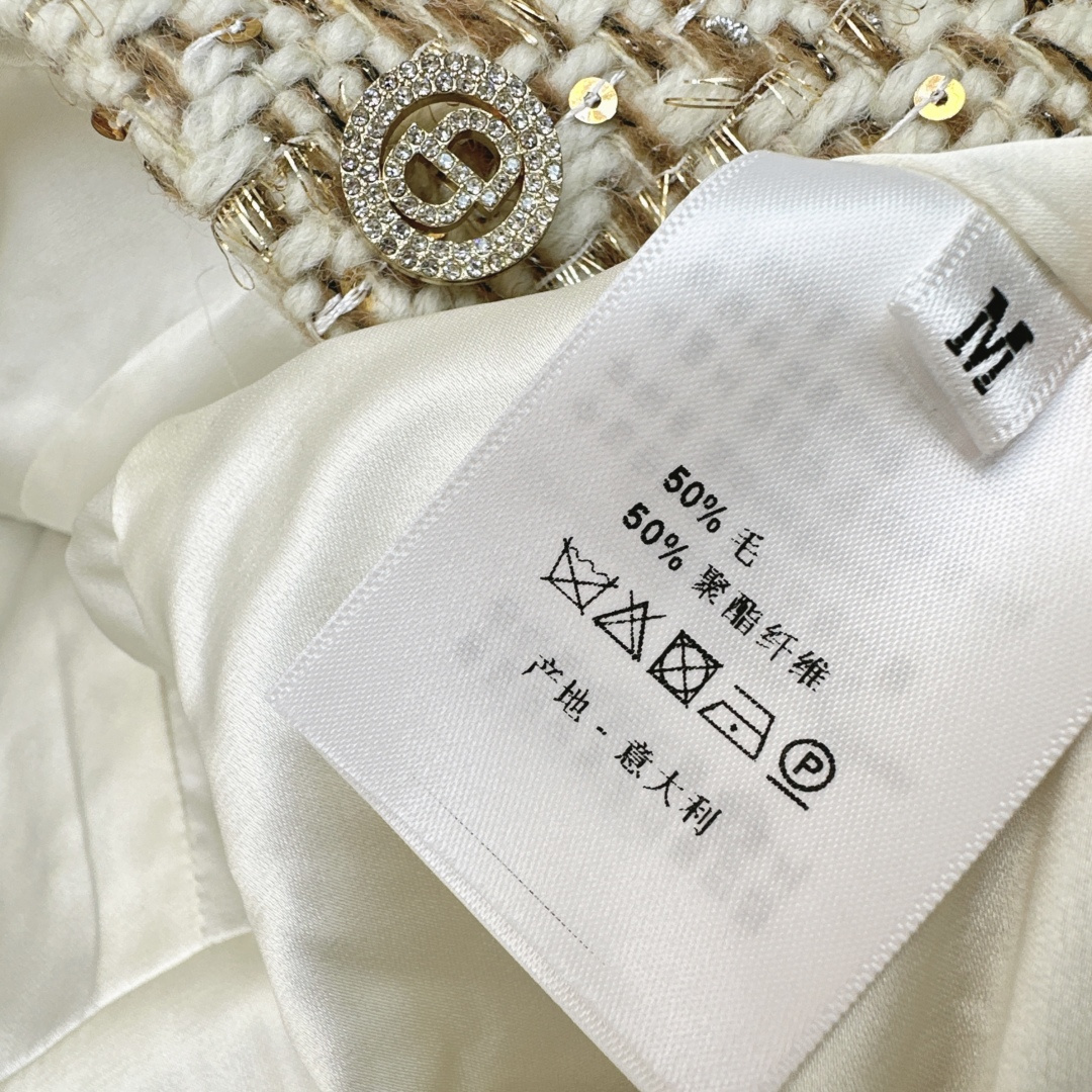 独家款～C家 26Ss———早春最新款小立领编织外套 💛绝美高级亮片编织面料实物超美 立体肌理感精致感满