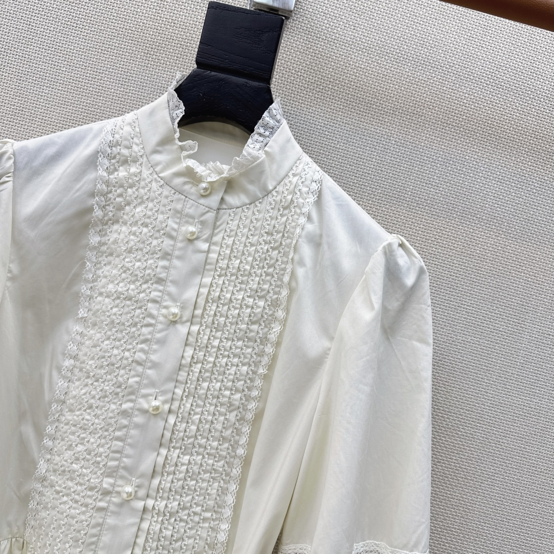 重工款长裙 VLTN 26Ss————春夏最新款拼接蕾丝褶皱重工艺长款连衣裙🤍2 超美的长裙 度假灰常适