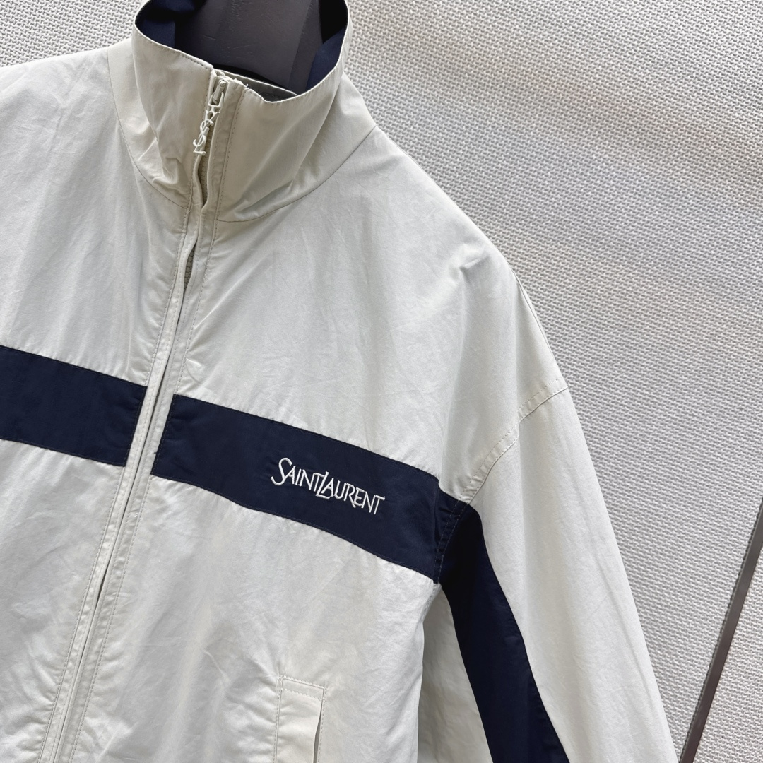 Slp🌾 26Ss————春夏最新款拼色冲锋立领夹克外套🤎大胆撞色设计超吸睛日常穿搭无压力 立领夹克帅气