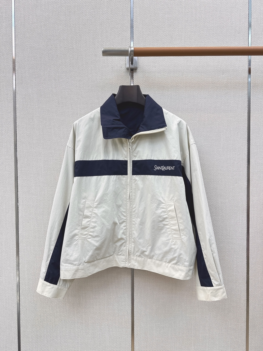 Slp🌾 26Ss————春夏最新款拼色冲锋立领夹克外套🤎大胆撞色设计超吸睛日常穿搭无压力 立领夹克帅气