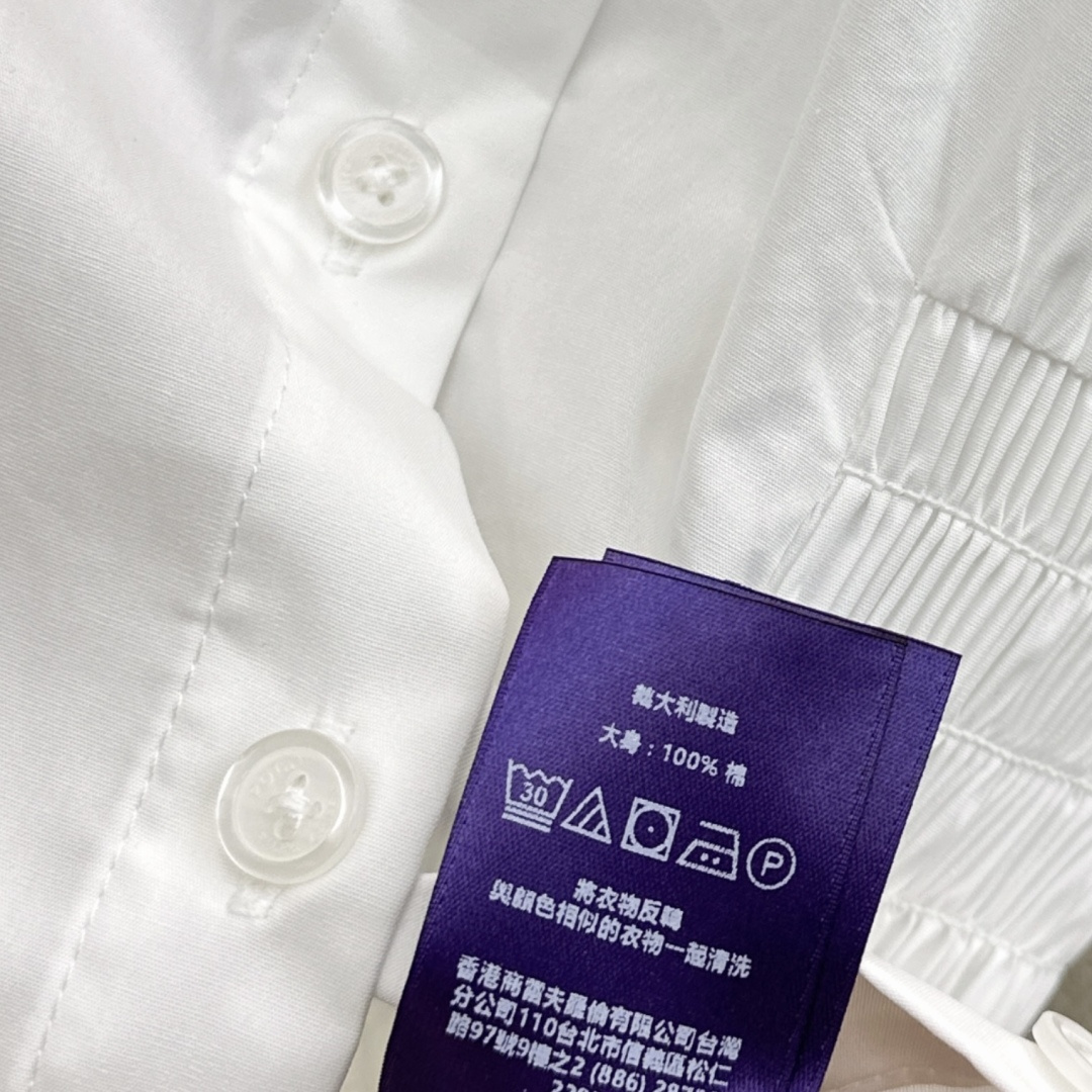 RL 26Ss————春夏最新款打揽收腰设计衬衫🤍一眼就喜欢的衬衫 法式打揽收腰设计 藏肉之余更是时髦感