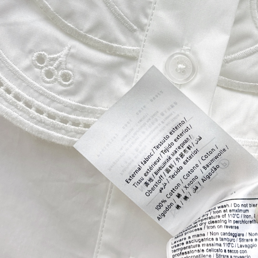 重工款 VLTN 26Ss————春夏最新款重磅刺绣七分袖衬衫🤍重工的定制纯棉面料 全身镂空刺绣 高密度