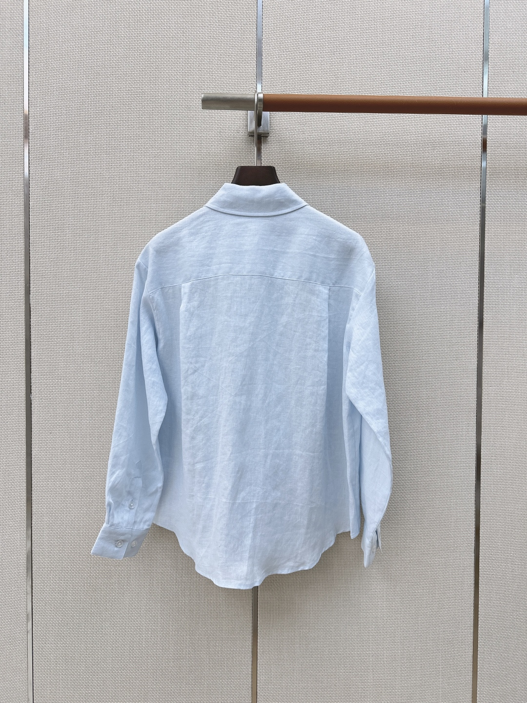 lp🆕 26Ss————春夏最新款花卉刺绣口袋亚麻衬衫🩵重工定位立体刺绣工艺 低调奢华细节感满满 进口亚