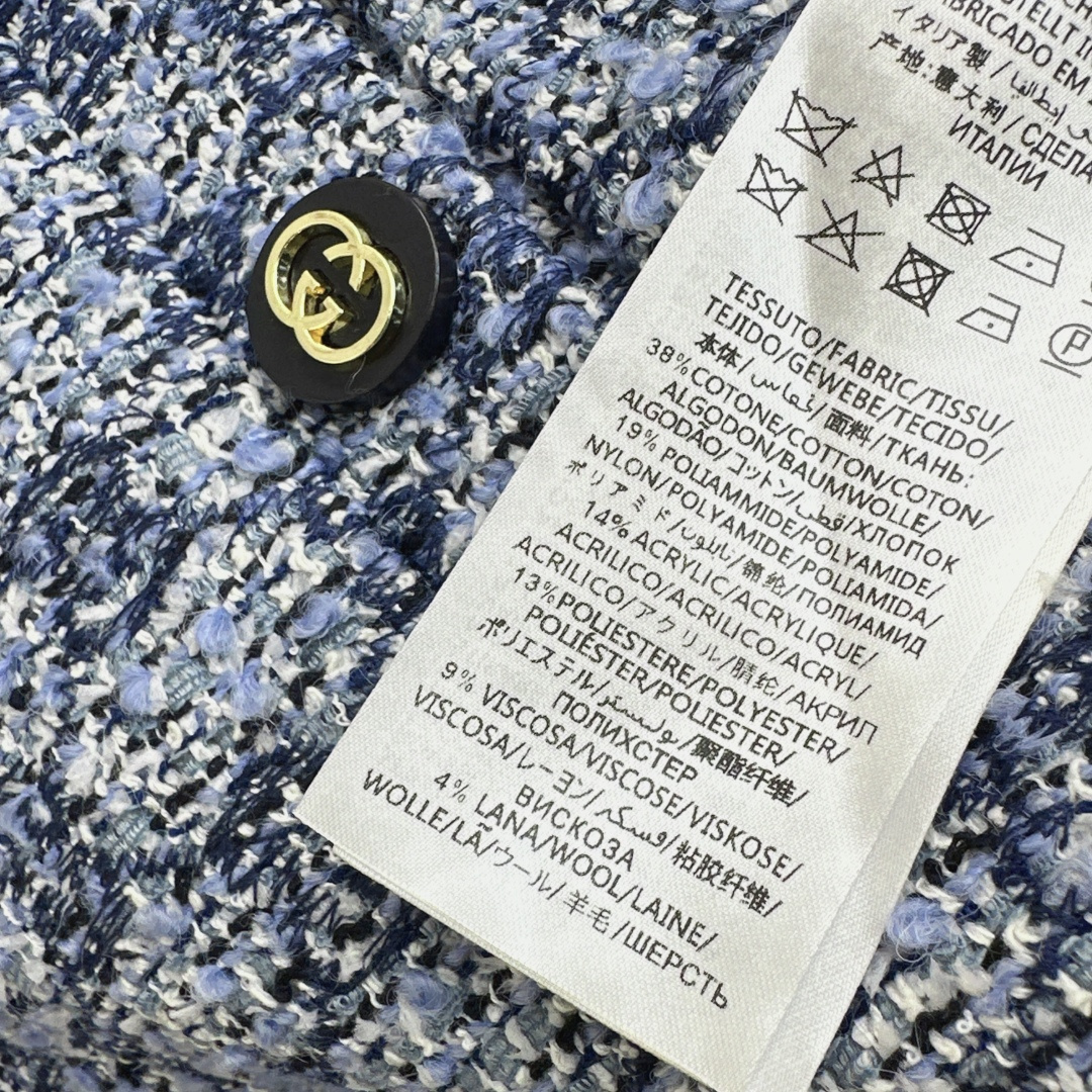 Gu 26Ss————早秋最新款菱格双G图案粗呢半裙 🩵高级感满满的一款半裙 面料很重磅很惊艳 yb开发