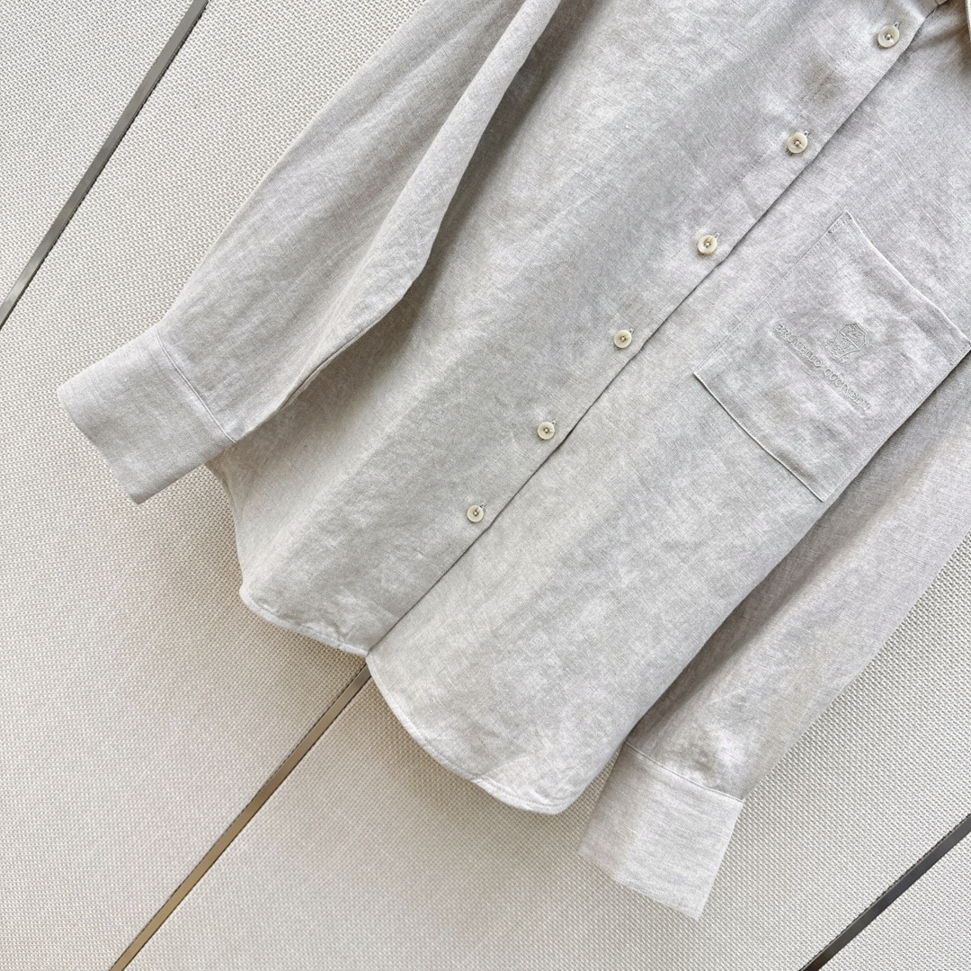 老钱风高阶通勤 Bc 26Ss————春夏最新棉麻一系列🩵宽松衬衫+腰带马甲+直筒裤 采用了高克重的棉麻