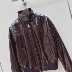 长期主义穿搭 Slp🆕 26Ss————早秋最新款高智感时髦老干部亮面漆皮夹克棉服羊皮外套🖤定制顶级进口 长期主义穿搭 Slp🆕 26Ss————早秋最新款高智感时髦老干部亮面漆皮夹克棉服羊皮外套🖤定制顶级进口