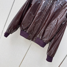 长期主义穿搭 Slp🆕 26Ss————早秋最新款高智感时髦老干部亮面漆皮夹克棉服羊皮外套🖤定制顶级进口 长期主义穿搭 Slp🆕 26Ss————早秋最新款高智感时髦老干部亮面漆皮夹克棉服羊皮外套🖤定制顶级进口