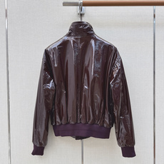 长期主义穿搭 Slp🆕 26Ss————早秋最新款高智感时髦老干部亮面漆皮夹克棉服羊皮外套🖤定制顶级进口 长期主义穿搭 Slp🆕 26Ss————早秋最新款高智感时髦老干部亮面漆皮夹克棉服羊皮外套🖤定制顶级进口