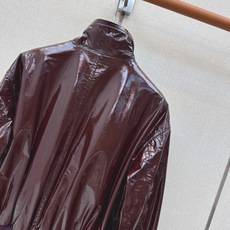 长期主义穿搭 Slp🆕 26Ss————早秋最新款高智感时髦老干部亮面漆皮夹克棉服羊皮外套🖤定制顶级进口 长期主义穿搭 Slp🆕 26Ss————早秋最新款高智感时髦老干部亮面漆皮夹克棉服羊皮外套🖤定制顶级进口