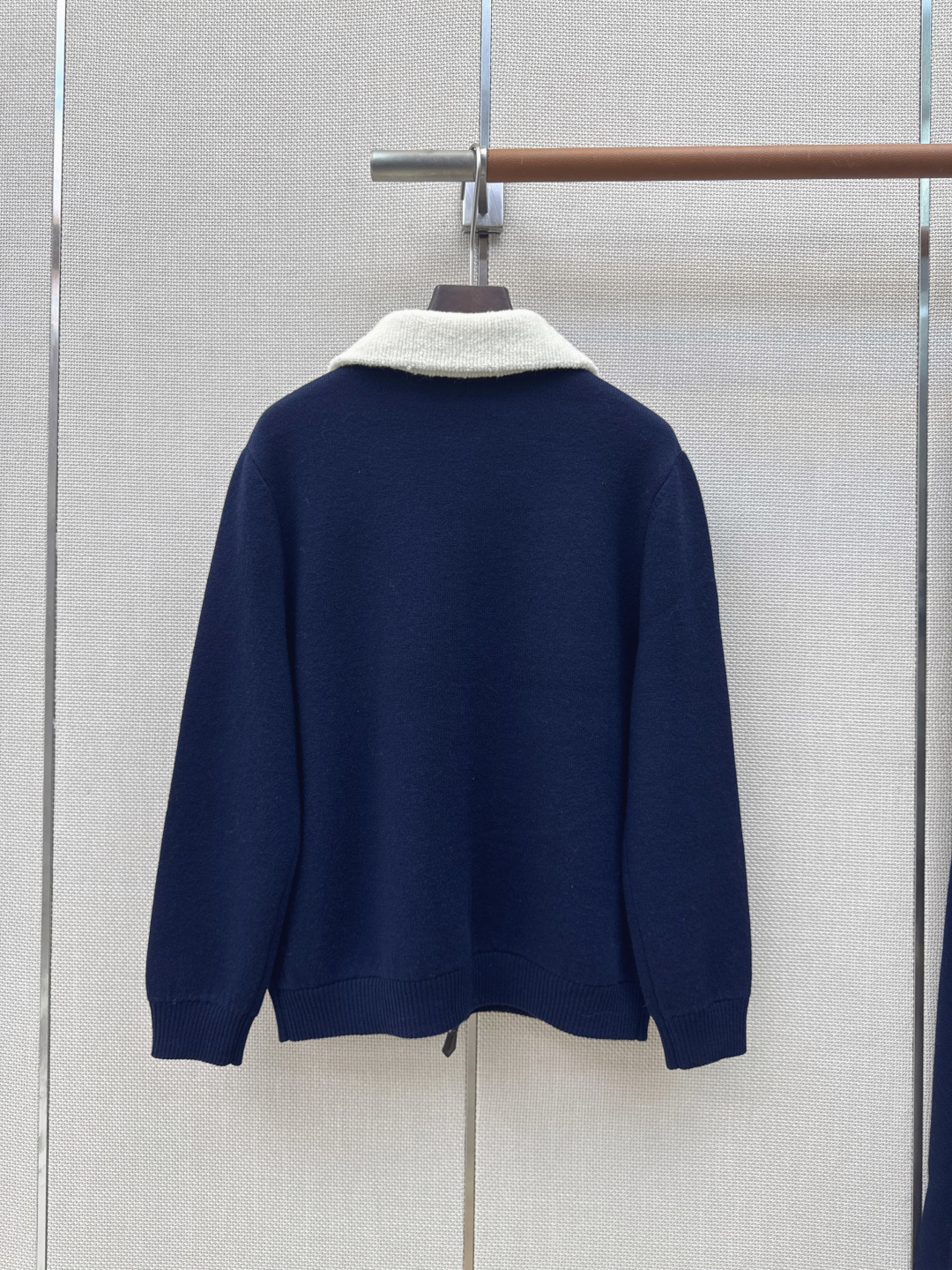 高定系列 lp🆕 26Ss————秋冬最新款高奢气质羊绒套装🩶撞色翻领羊绒外套+直筒裤 品质控必入！原版定染纱线很高级的