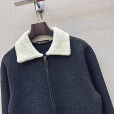 高定系列 lp🆕 26Ss————秋冬最新款高奢气质羊绒套装🩶撞色翻领羊绒外套+直筒裤 品质控必入!原版定染纱线很高级的 高定系列 lp🆕 26Ss————秋冬最新款高奢气质羊绒套装🩶撞色翻领羊绒外套+直筒裤 品质控必入!原版定染纱线很高级的