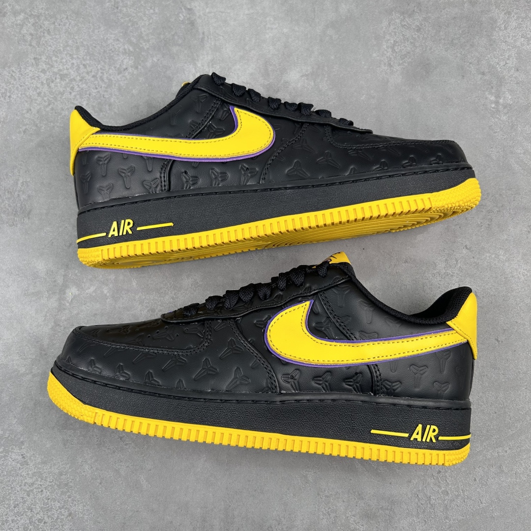纯原 NK Air Force 1'07 Low 致敬曼巴 黑金科比联名 空军一号低帮休闲板鞋 HV51