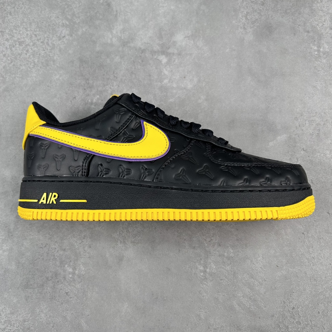 纯原 NK Air Force 1'07 Low 致敬曼巴 黑金科比联名 空军一号低帮休闲板鞋 HV51