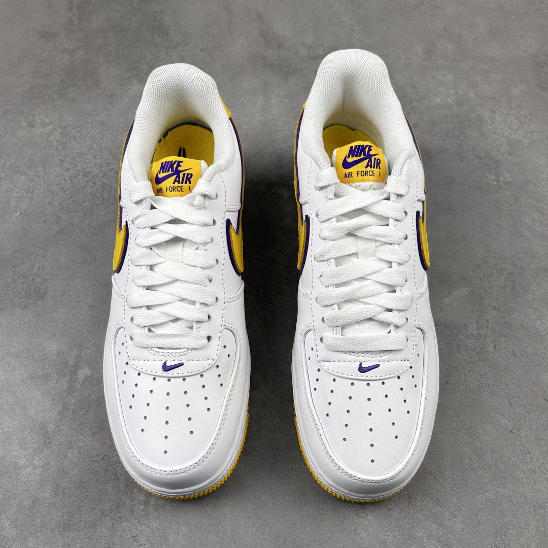 纯原 Nk Air Force 1'07 Low 白黄紫 FZ1151-100 原楦头原纸板 打造纯正空