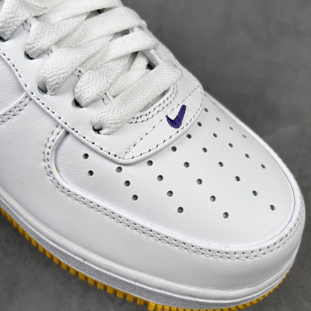 纯原 Nk Air Force 1'07 Low 白黄紫 FZ1151-100 原楦头原纸板 打造纯正空