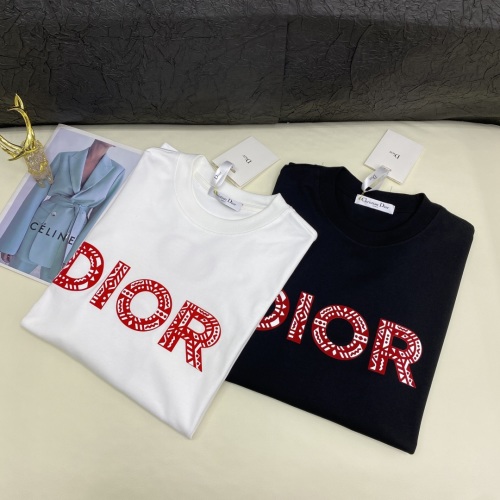 Dior Women's Round Neck Cotton T-Shirt - Soft, Comfortable, and Stylish 1 Dior Women's Round Neck Cotton T-Shirt - Soft, Comfortable, and Stylish