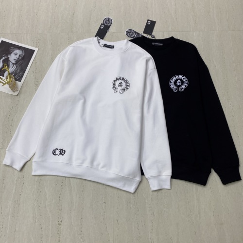 Chrome Hearts Printed Crewneck Sweatshirt Cotton Blend Long Sleeve Pullover 1 Chrome Hearts Printed Crewneck Sweatshirt Cotton Blend Long Sleeve Pullover