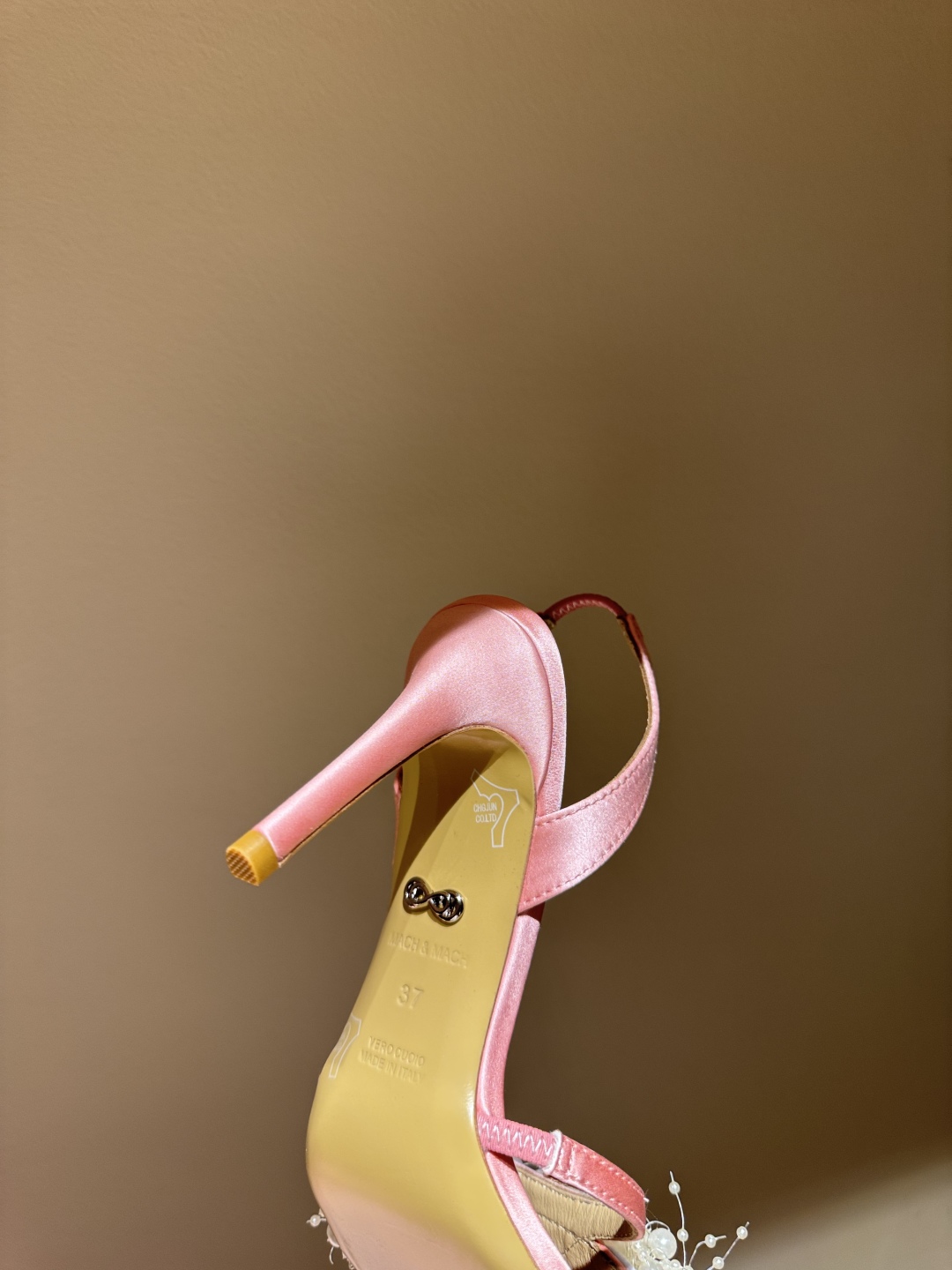 2025 Summer New Mach&Mach Pearl High Heel Shoes with Unique Design - 图片 8