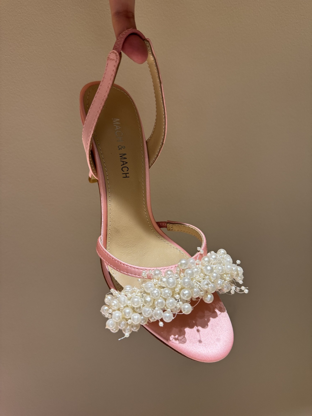 2025 Summer New Mach&Mach Pearl High Heel Shoes with Unique Design - 图片 9