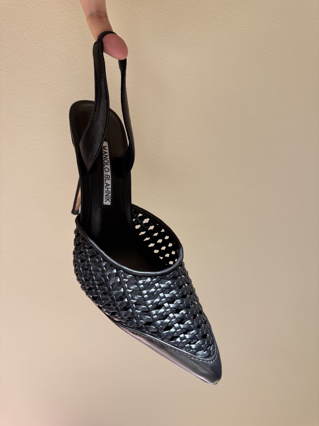 Manolo Blahnik High-Heel Sandals: Classic Knitting and Hand-Weaving Collection - 图片 9