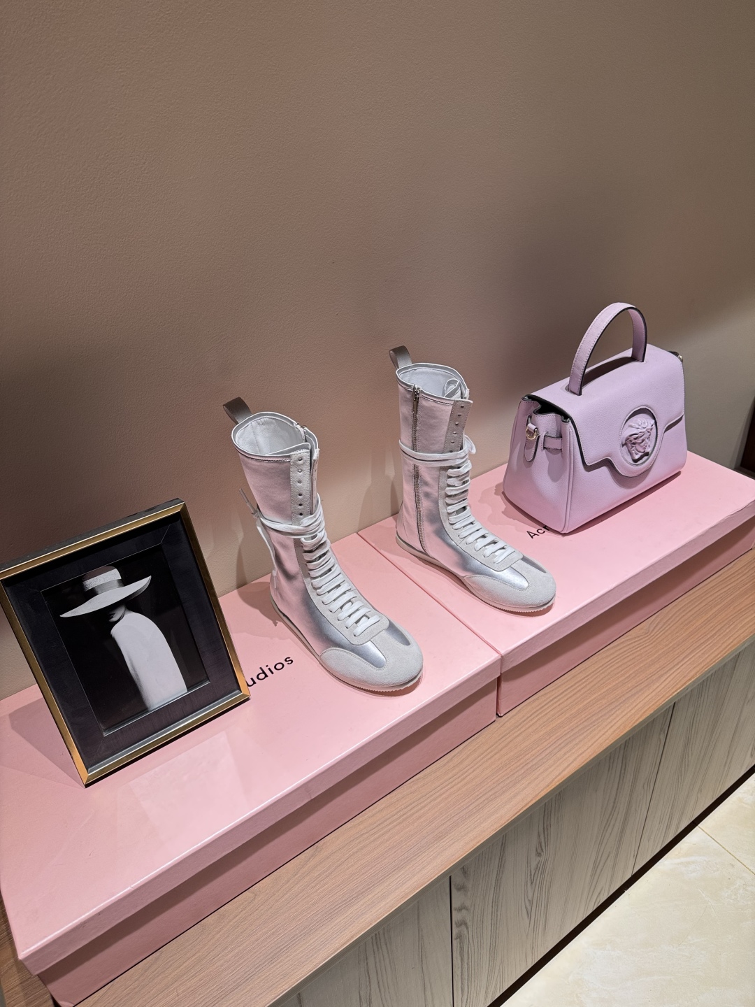 Ann Demeulemeester Fall Winter Boots: Sporty Charm with Mixed Elements