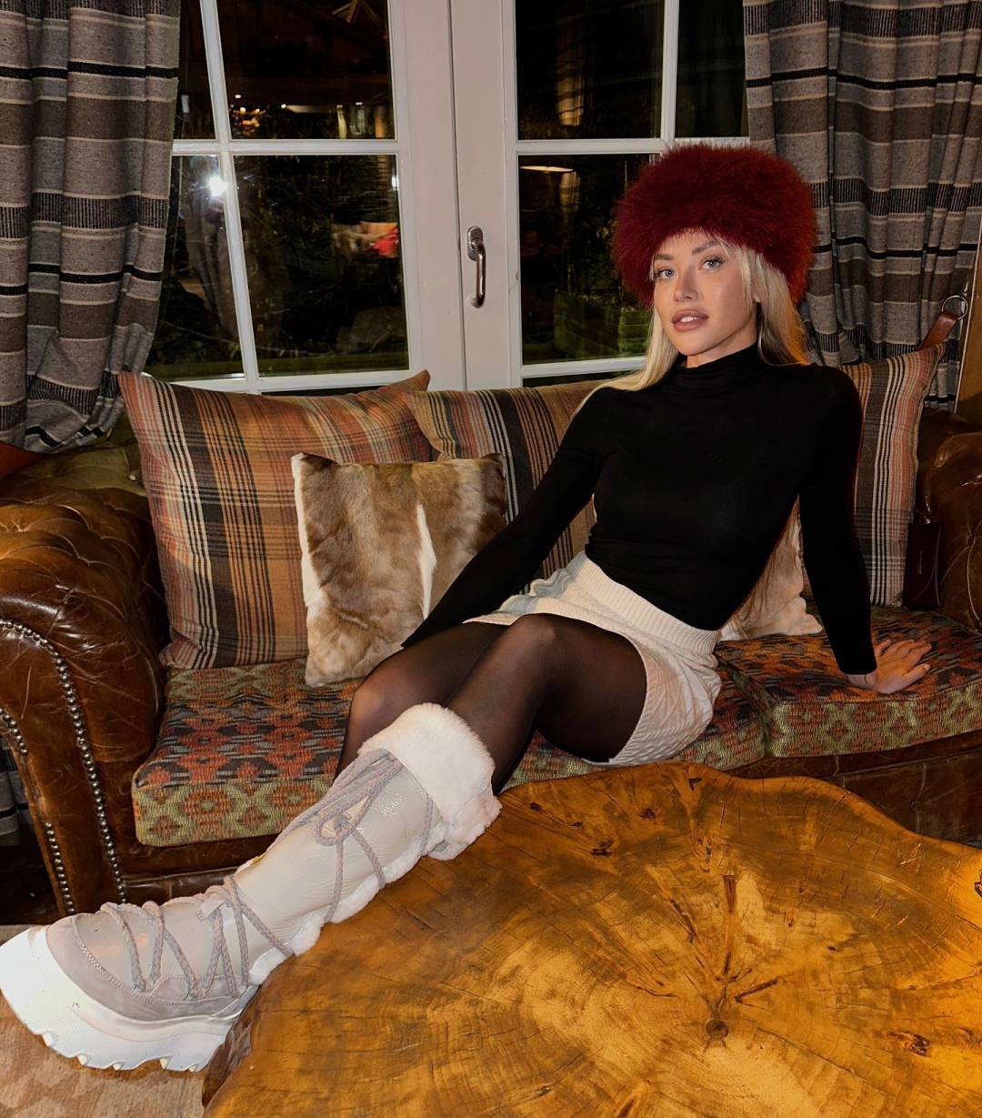 NO:536539,Pictures of footwear, snow boots, boots19860909上脚图,雪地靴,boots,Women's Shoes