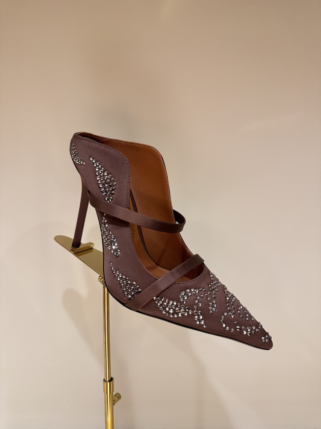NO:924823,Hot diamond 5-color collection pictures, half-drag high heels, high heels19860909烫钻5色合集图,半拖高跟鞋,high heels,Women's Shoes