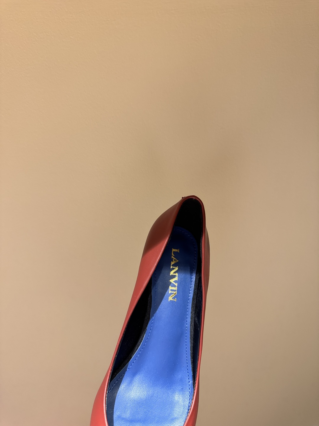 Lanvin Red Pointed-Toe Shoes