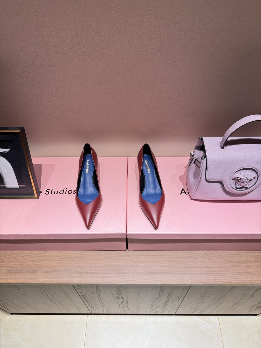 Lanvin Red Pointed-Toe Shoes