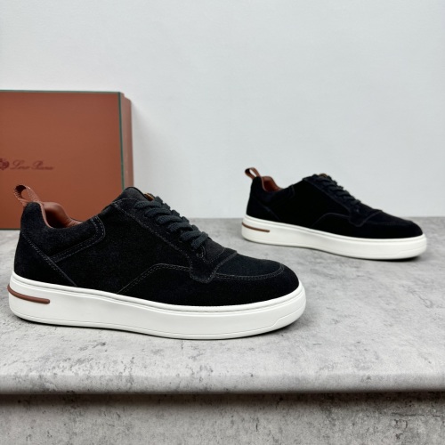 Loro Piana Newport Walk Men's Suede Leather Lace-Up Sneakers 1 Loro Piana Newport Walk Men's Suede Leather Lace-Up Sneakers