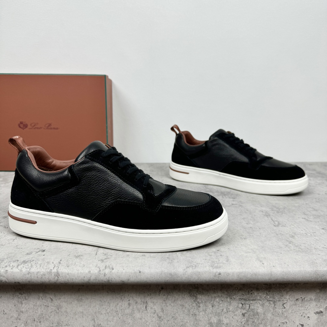 Loro Piana Newport Walk Zapatillas Casuales de Cuero para Hombre