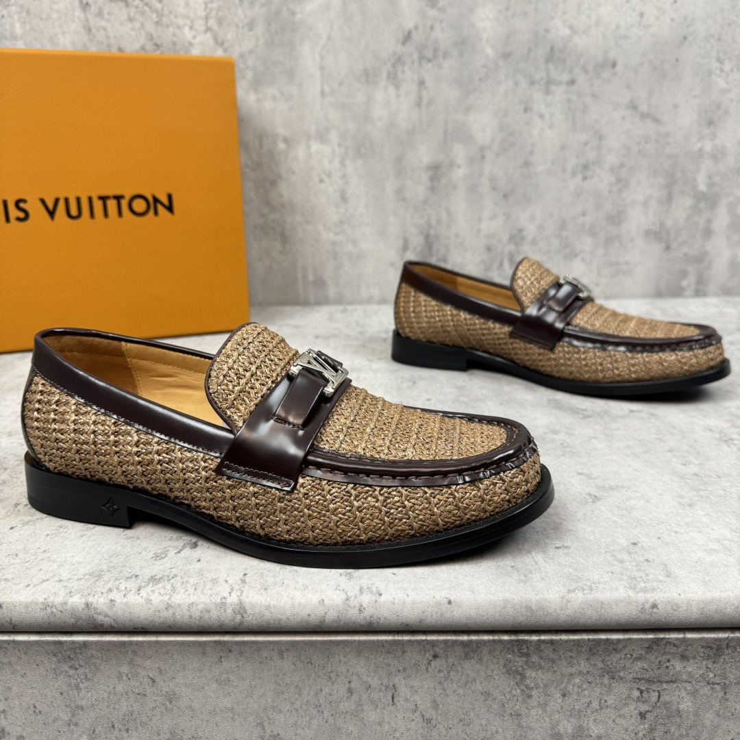 Louis Vuitton Woven Loafers: Stylish Comfort with Designer Appeal