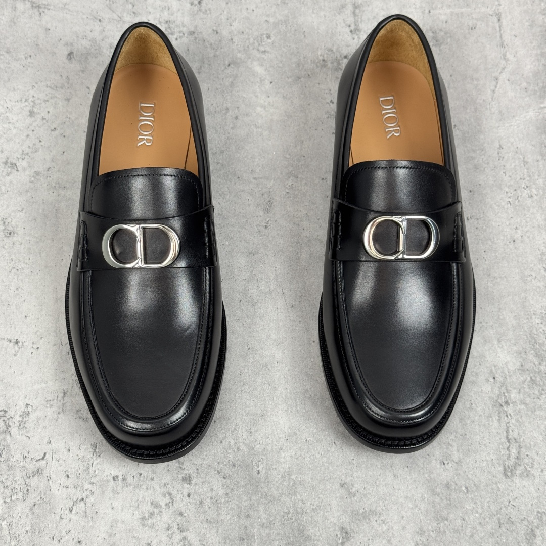 Dior Granville Men's Loafers with CD Icon Buckle in Black Leather 3 cmp i1758636454567 729 0 1