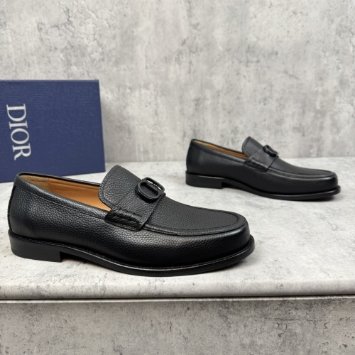 Dior Granville Men's Loafers with CD Buckle, Black Leather Dress Shoes 1 Dior Granville Men's Loafers with CD Buckle, Black Leather Dress Shoes