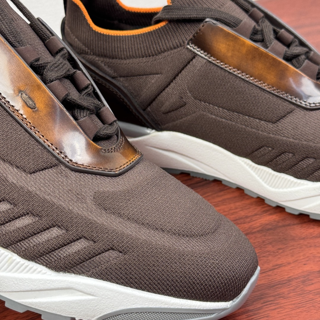 산토니 워시드 데님 스웨이드 남성 캐주얼 슈즈 104548 이미지 5