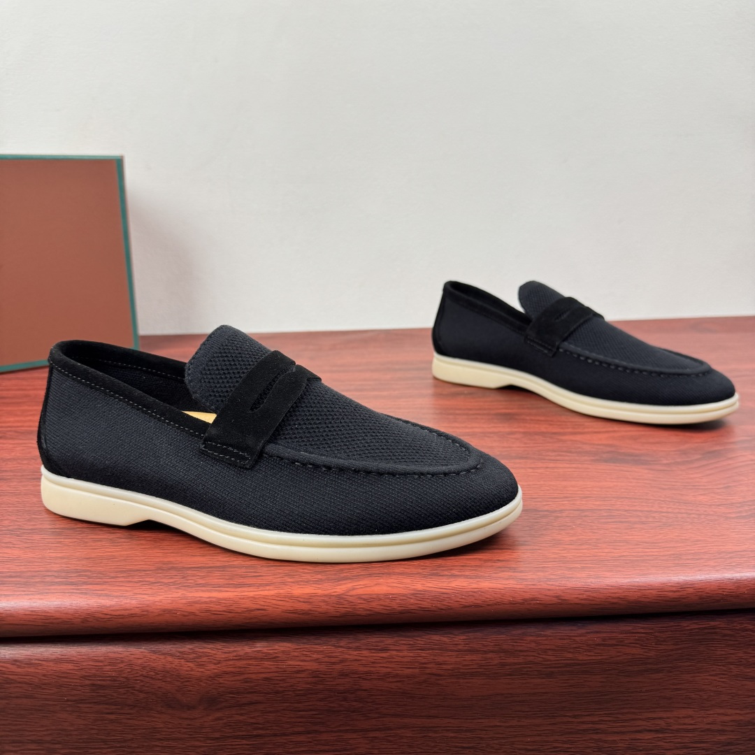 NO:781889,Batch the same knitted sneakers men's moccasins from Loro Piana's official website!  Made of Wish wool blended fabric｜The upper is made of unique knitted fabric and the heel is spliced ​​with high mercerized suede cowhide!  Comprehensive one-to-one restoration of the counter process flow | Full cowhide zip-tying process for the mid-bottom | Installed with the original lightweight TPU suction mold outsole | It is definitely not the ordinary bulky one-piece rubber sole on the market. Mesh lining, genuine leather feet, simple slip-on style, suitable for all seasons, with a full set of packaging!  Size 39-40-41-42-43-44 leather shoe size (can be customized 45.46) Item number FAN0236 black, loro piana, sneakers, cowhide19860909批 Loro Piana(诺悠翩雅)官网同款针织运动鞋男士莫卡辛鞋！ 采用 Wish 羊毛混纺面料制作｜鞋面采用独特针织面料制作工艺后跟拼接高丝光反绒牛皮！全方位一比一复原专柜工艺流程｜中底部全牛皮拉绑工艺流程｜加装原版开模轻盈TPU吸模工艺大底｜绝非市面普通笨重一体橡胶底 网布内里 ,真皮垫脚,一脚蹬简约款式,四季皆宜,配全套包装！ 尺码39-40-41-42-43-44皮鞋尺码（可定制 45.46） 货号FAN0236 黑色,,loro piana,sneakers,cowhide,Men's shoes
