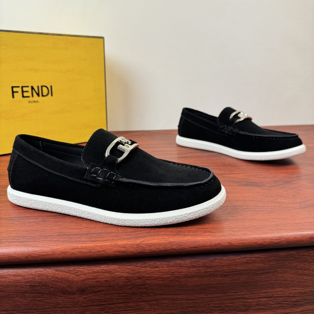 Fendi Style Leather Men's Shoes Lookbook Reference image 1