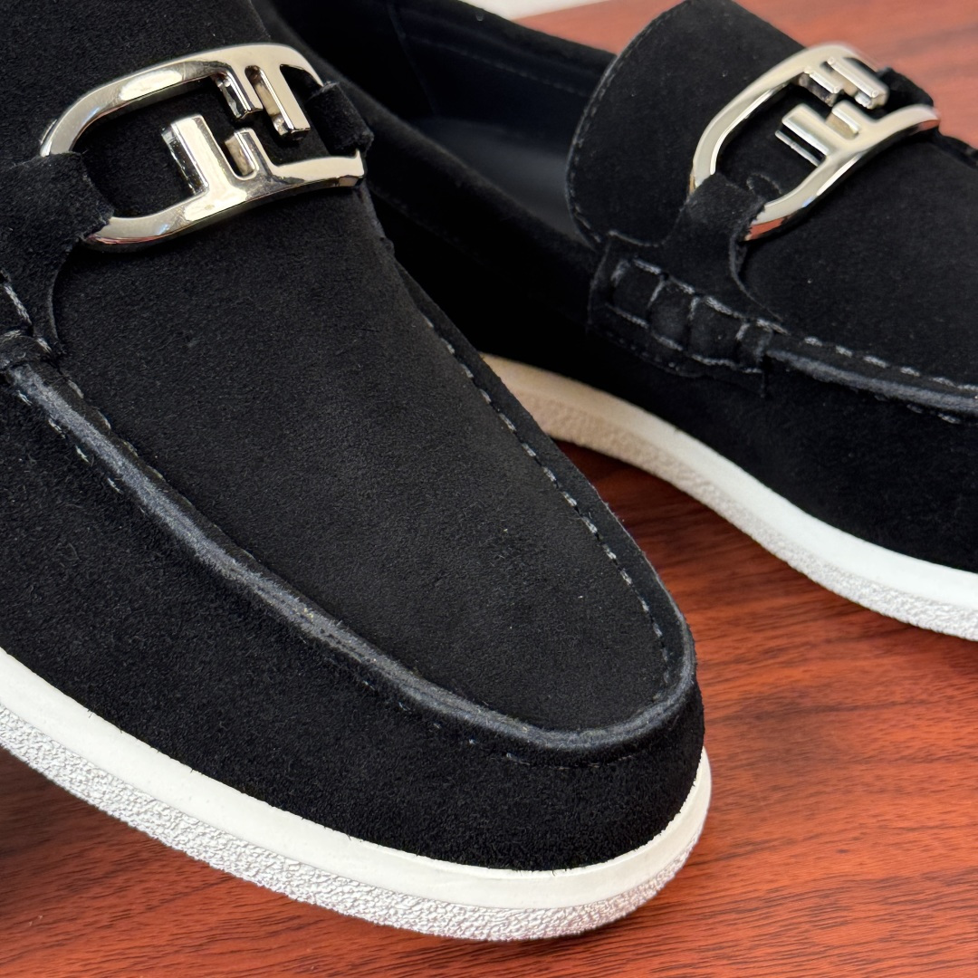 Fendi Style Leather Men's Shoes style reference detail image 5 from source 781877