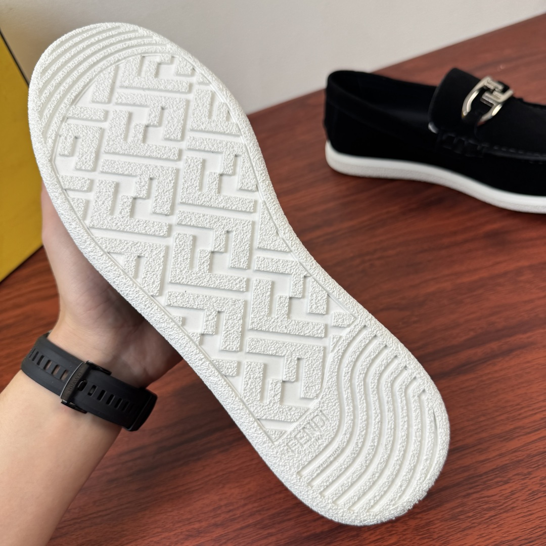 Fendi Style Leather Men's Shoes style reference detail image 9 from source 781877