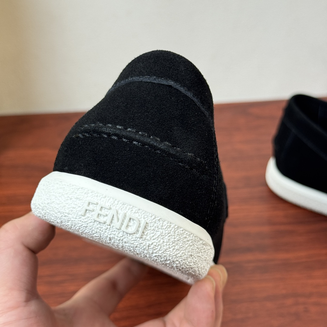Fendi Style Leather Men's Shoes style reference detail image 8 from source 781877